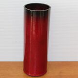 Red ceramic vase 1950