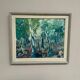 Original Swedish Oil on Panel – “Abstract Forest” – Signed – Vintage