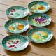 1922 KG Lunéville Badonviller barbotine fruit plates