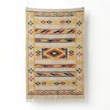 Small Moroccan kilim rug 65x100 cm