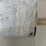 Raku ceramic vase