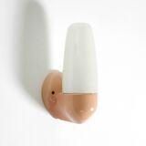 Beautiful Mid Century Modern glass ceramic wall lamp by Wagenfeld