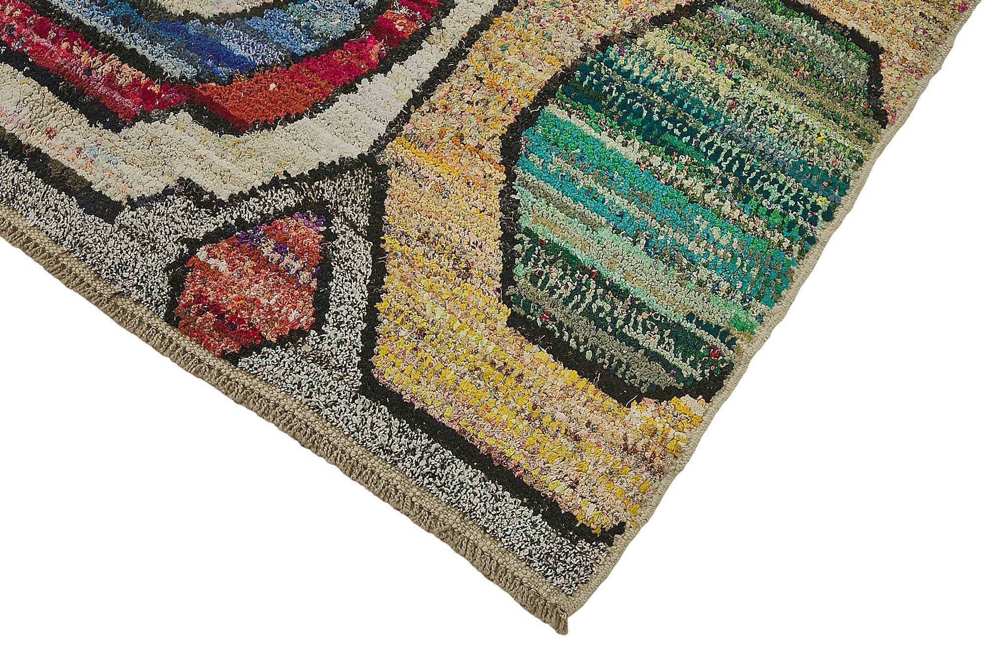 Handwoven Turkish Recycled Boho Rug 170 cm x 250 cm