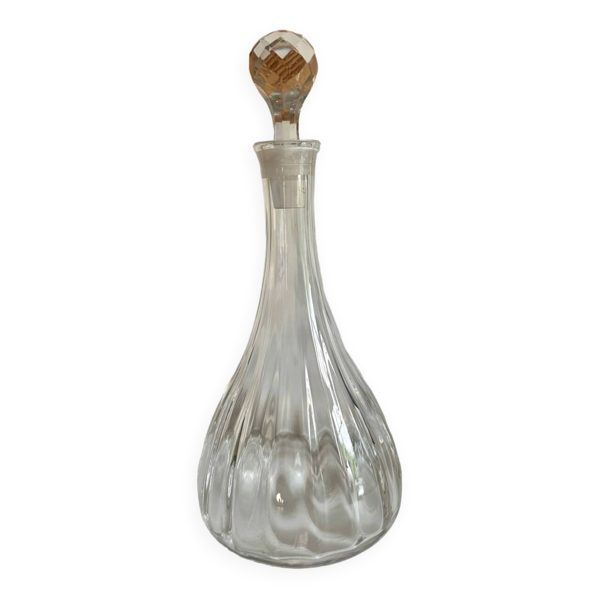 Antique glass carafe