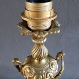 Large antique lamp base 50 cm Napoleon III style – gilded regulus
