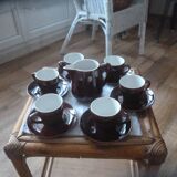 Coffee service with milk jug Villeroy & Boch model bistro 1960s