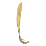 Paper cup or old bronze letter opener, eagle claw shape