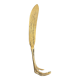 Paper cup or old bronze letter opener, eagle claw shape