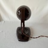 Table lamp Theralux General Electric GE bakelite and industrial metal grid infra red 1930
