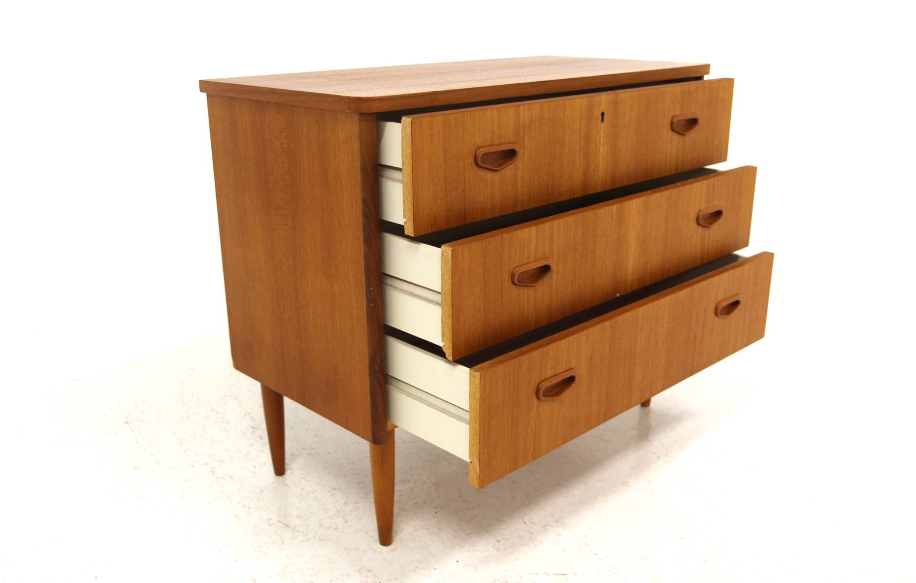 Scandinavian teak chest of drawers, Sweden, 1950
