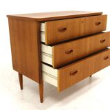 Commode scandinave en teck, Suède, 1950