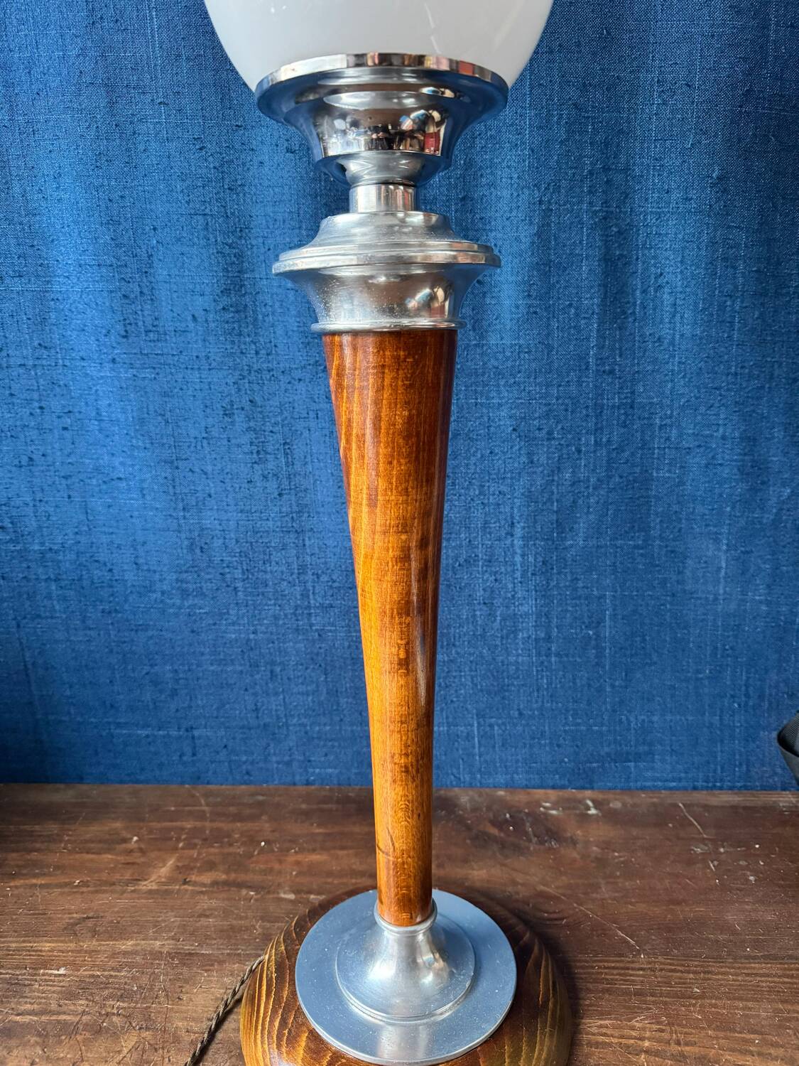 Large Art Deco Mazda lamp. 1930s.