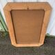 Octagonal beveled wooden mirror 71 x 55