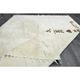 Vintage Turkish Hand-Knotted Wool Cotton Beige Kilim Area Rug 157x203