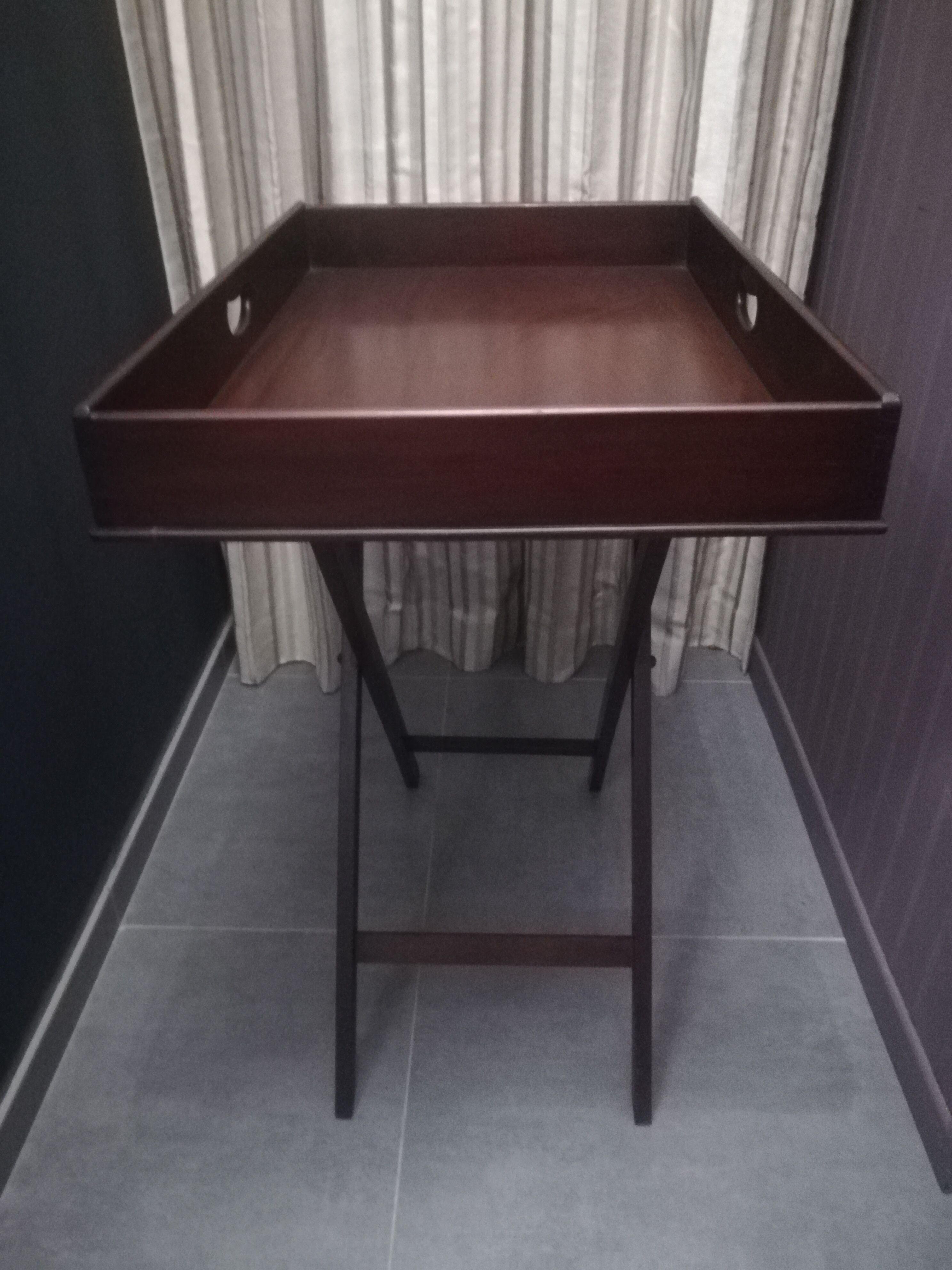 Mahogany Folding Butler Table