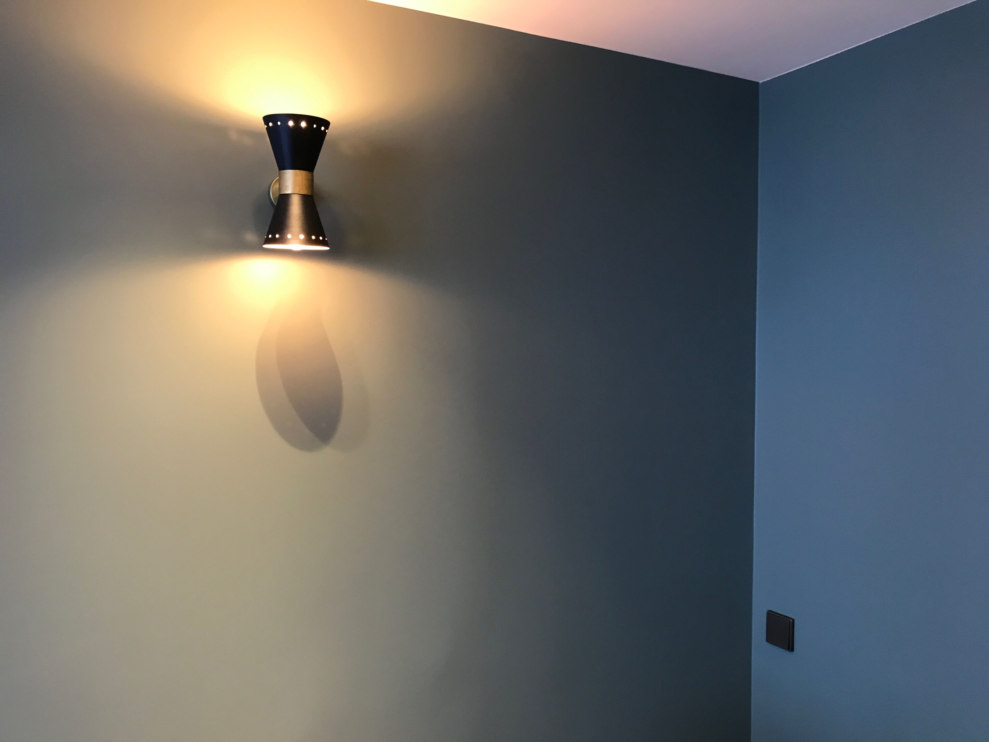 Wall lamps in the style of Italian creations of the 50s