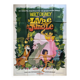 Original cinema poster "The Jungle Book" Walt Disney 120x160cm 1967