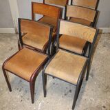 Lot de 6 chaises Mullca