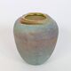 Vintage Glass Art Vase Hand Blown Iridescent Rainbow Gold
