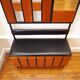 Coat rack with mirror and chest vintage