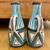 Vinegar oiler, pitchers Robert Picault ceramic Vallauris