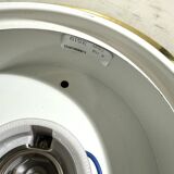 Glashütte Limburg ceiling lamp brass & satin glass