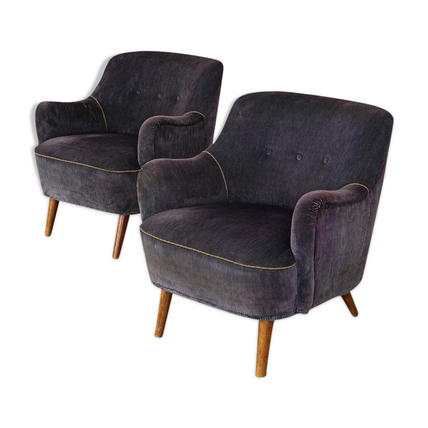 Pair of Italian  armchair 50/60