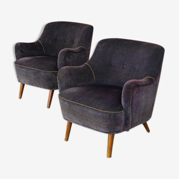 Pair of Italian  armchair 50/60