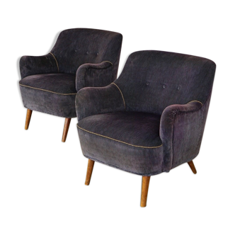 Pair of Italian  armchair 50/60