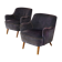 Pair of Italian  armchair 50/60