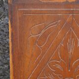 Carved wooden door pediment