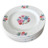 6 Scherzer dessert plates