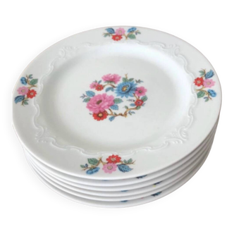 6 Scherzer dessert plates