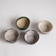 Set de 4 bols en céramique Raku