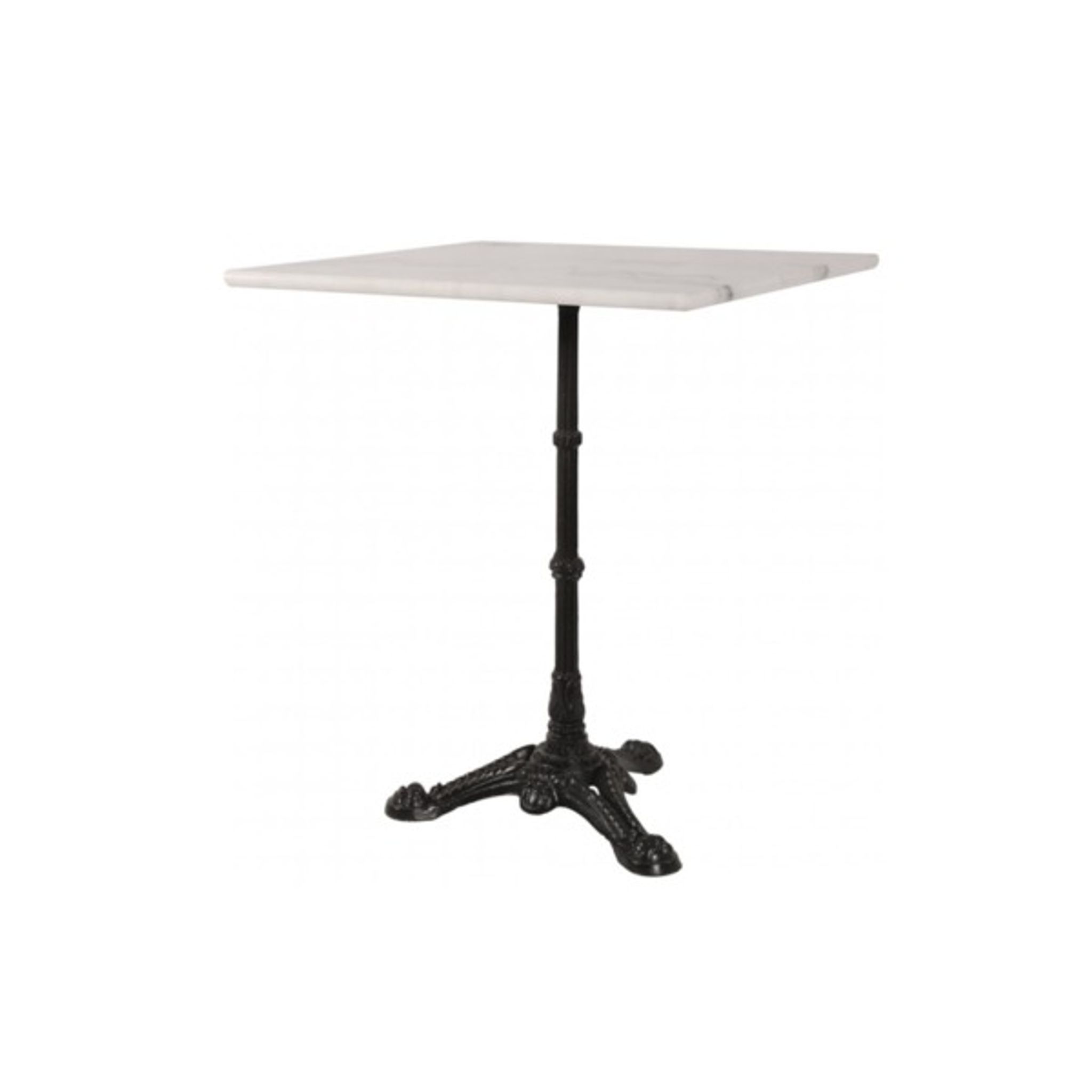 Bistro table in marble from a Parisian brasserie