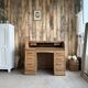 American oak cylinder desk (renovated)