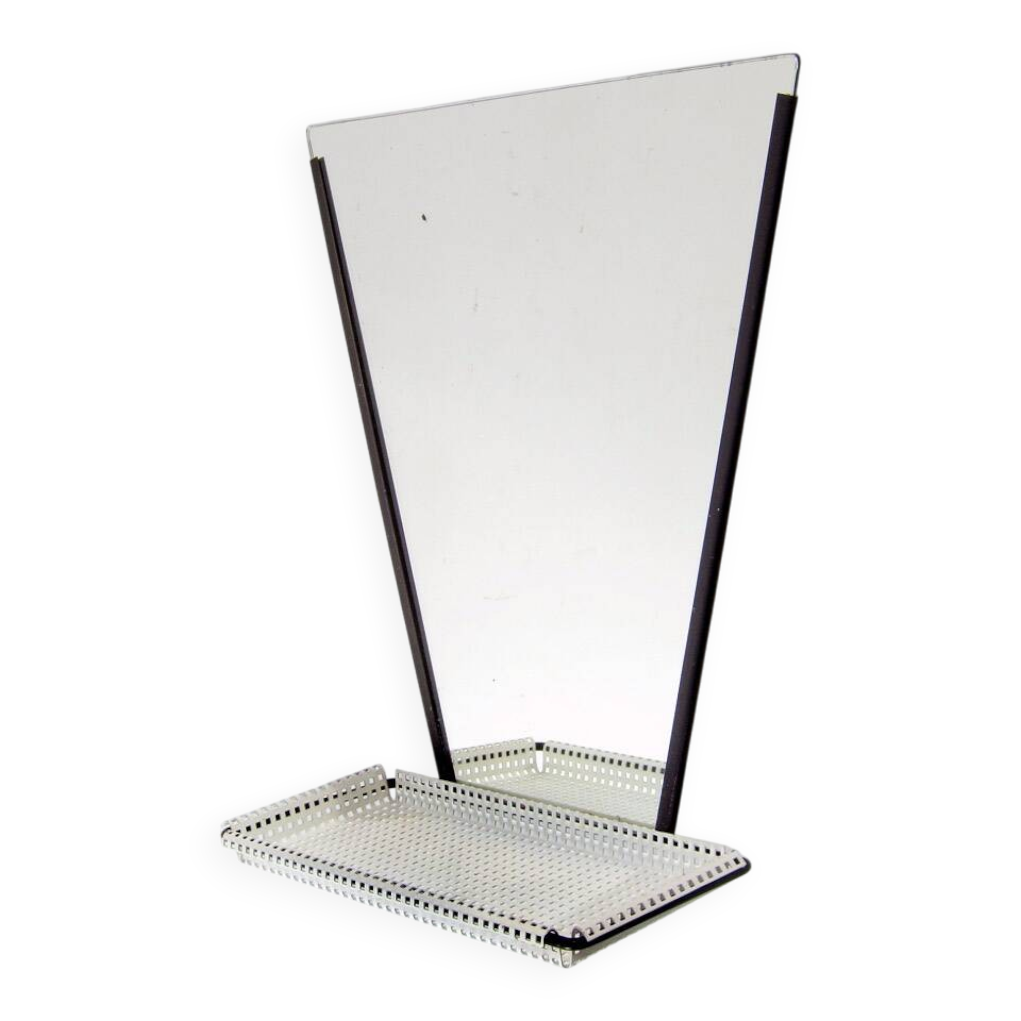 Mathieu Matégot Mirror with Perforated Shelf – Artimeta, 1960s