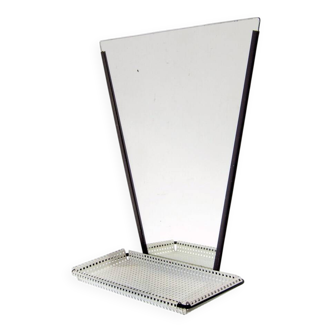 Mathieu Matégot Mirror with Perforated Shelf – Artimeta, 1960s