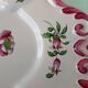 Plat ovale en faïence style Lunéville