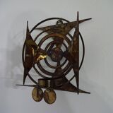 Brutalist Iron Candleholder by Henrik Horst, 1960s