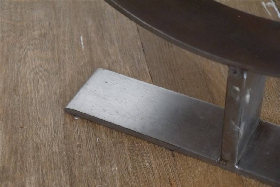 Ceramic and metal coffee table 1970