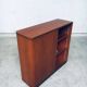 Mid-Century Modern Sliding Door Filing Cabinet, Belgium, 1960s
