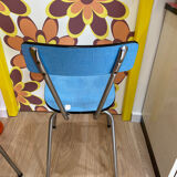 Chaise formica bleu