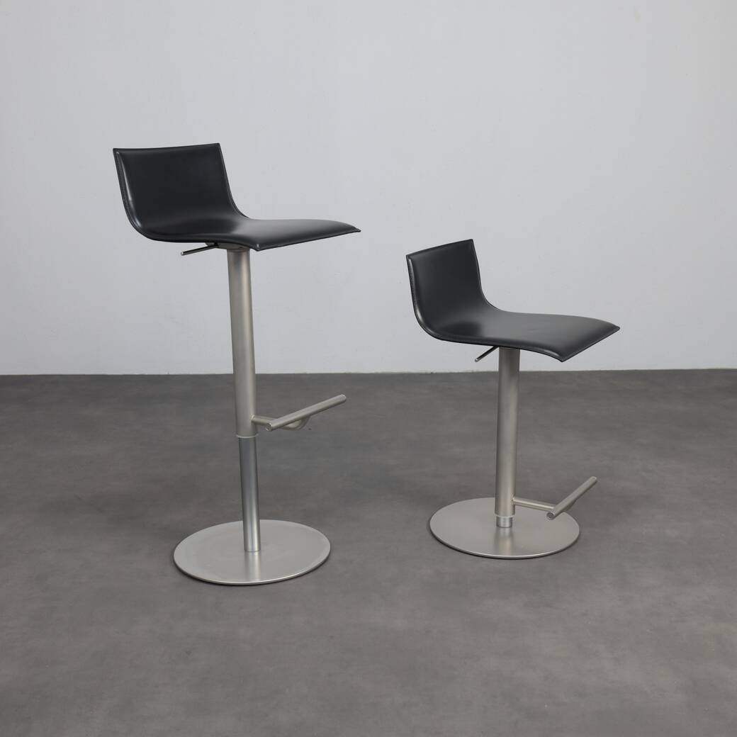 Lot de 6 tabourets de bar pivotants « S24 Thin » par Karri Monni pour Lapalma, Italie, 200