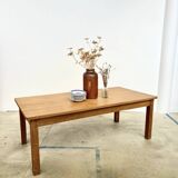 Large contemporary solid oak farmhouse table