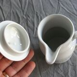 Apilco white porcelain chocolate pot
