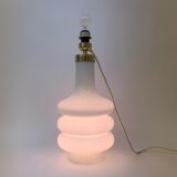 Mid- century design illuminated glass floor, table lamp , 1970’s