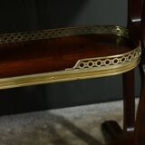Table Rognon en Moucheté d’Acajou, estampillée “L’escalier de Cristal” – Fin XIXe