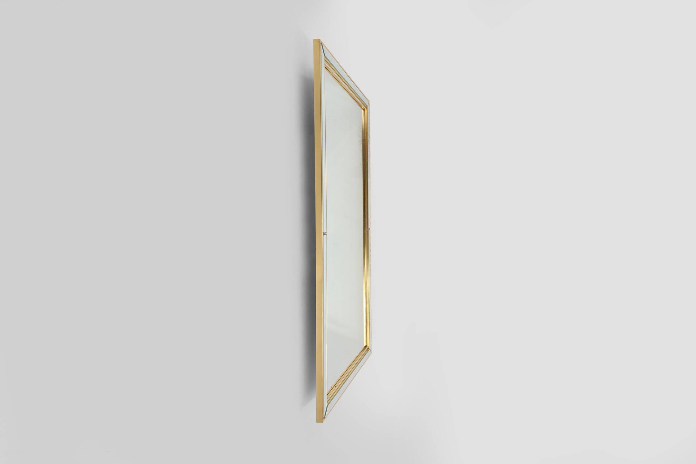 Large Hollywood Regency style Deknudt mirror, Belgium ca. 1980