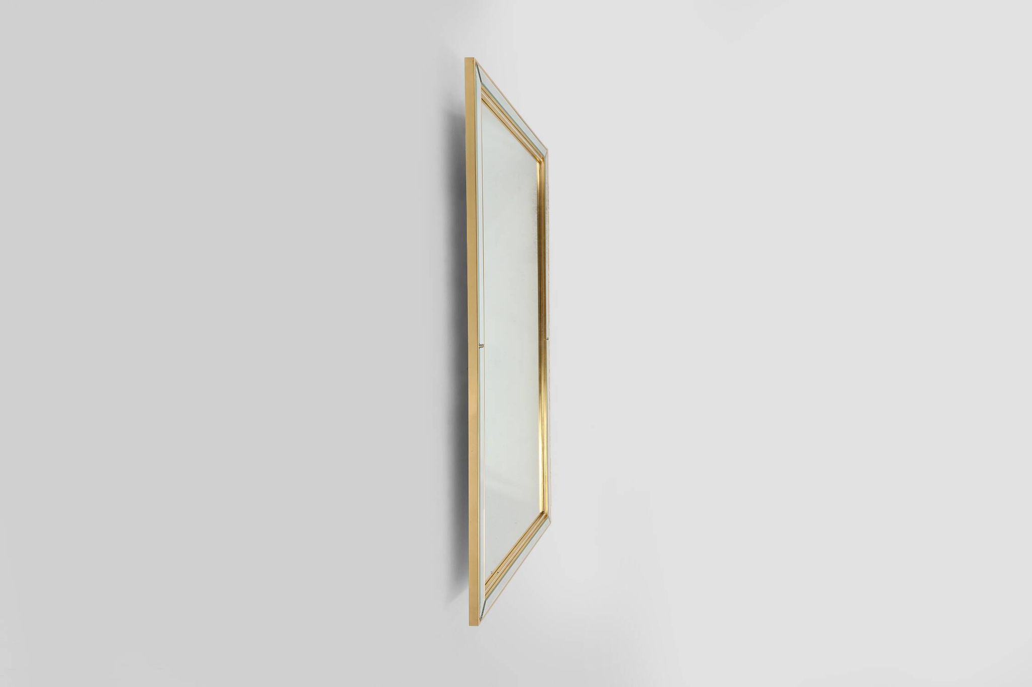 Large Hollywood Regency style Deknudt mirror, Belgium ca. 1980